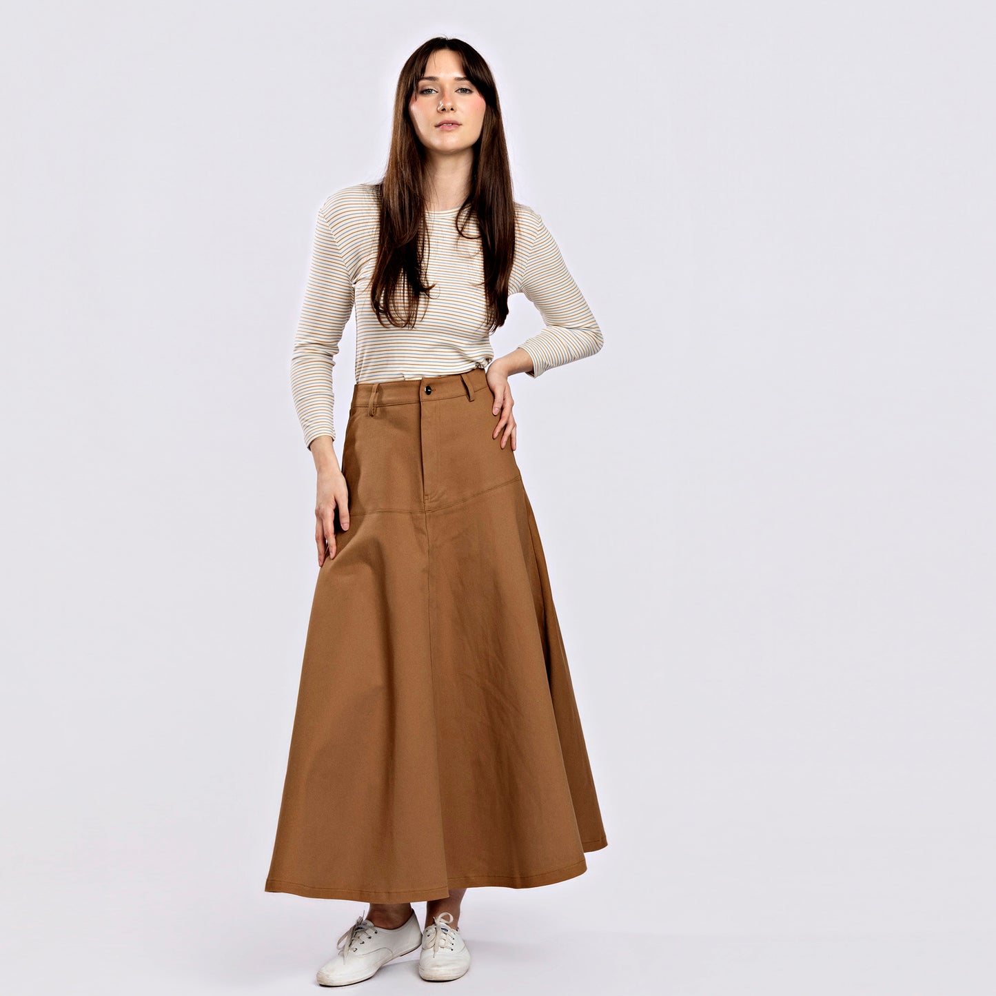 Uptown Skirt IN:Brown