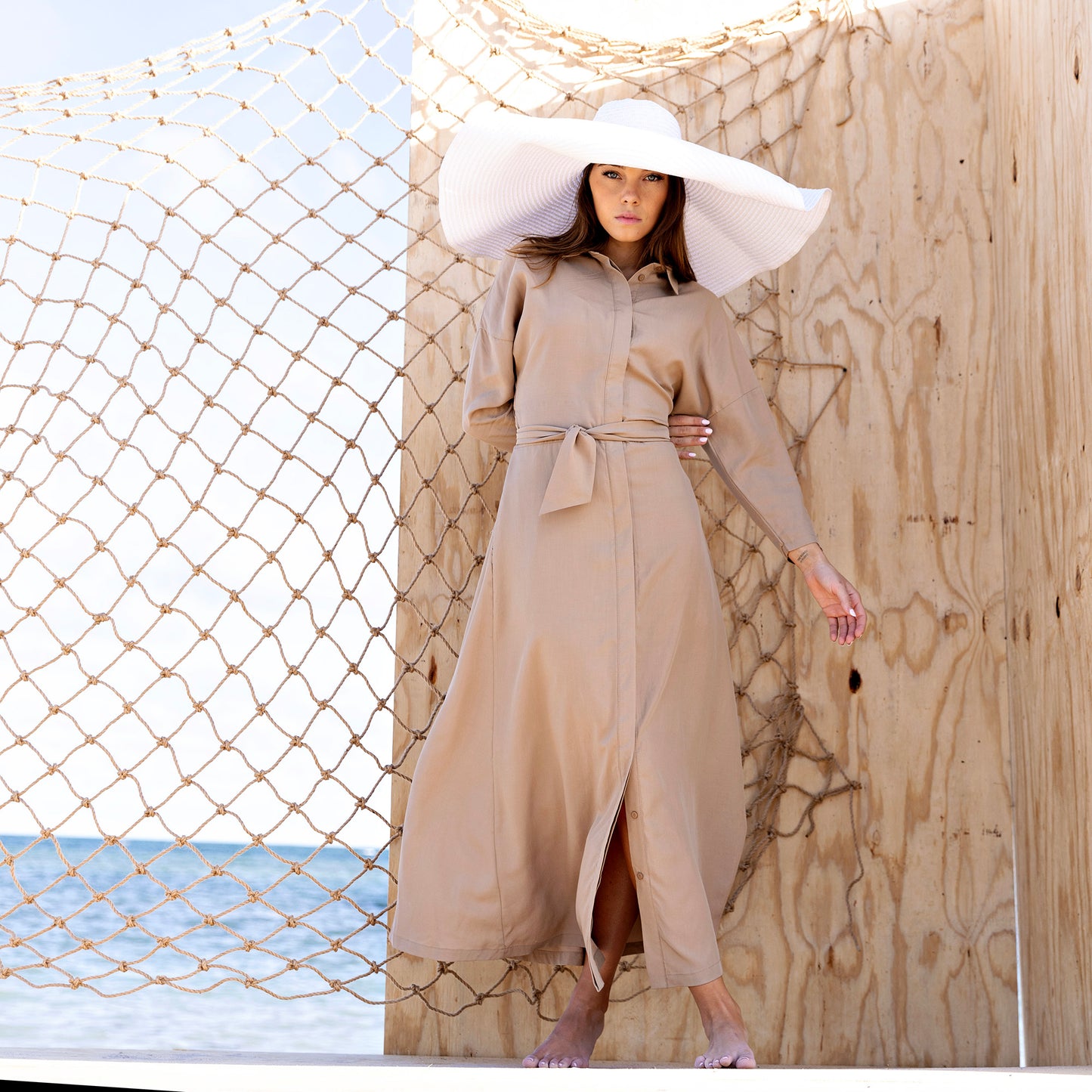 Tencel Summer Dress IN: Mocha