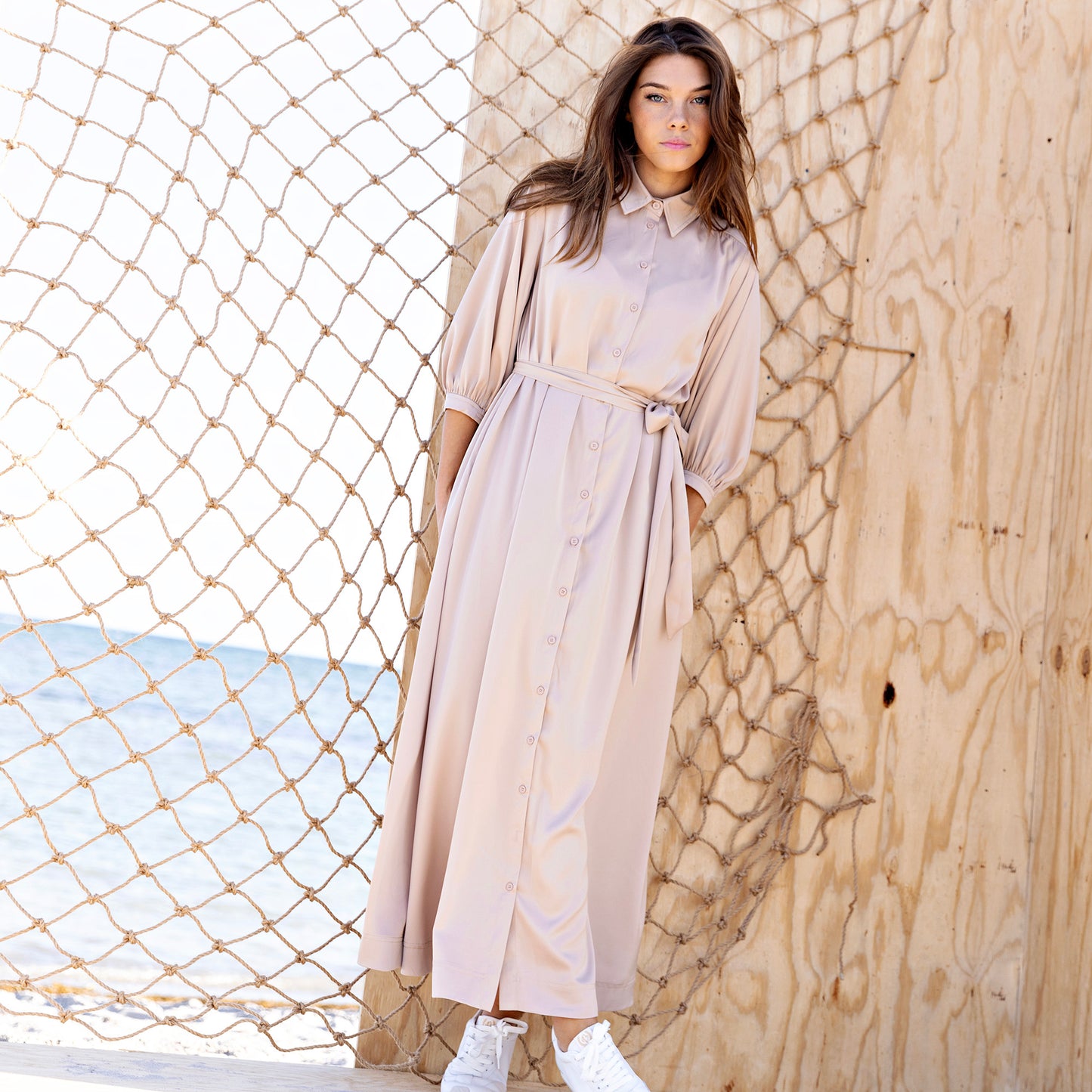 Maxi Dress IN: Beige