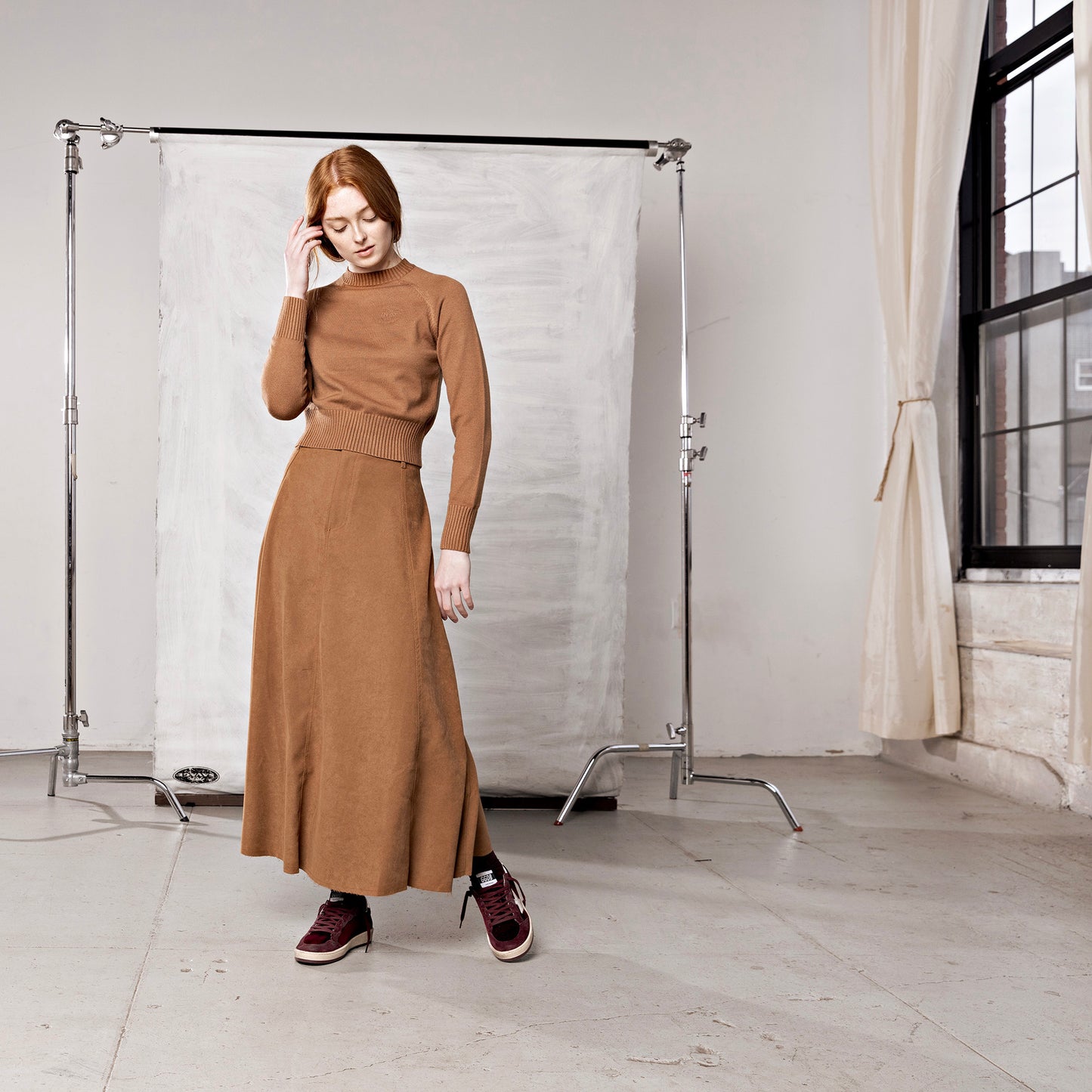 Chelsea Skirt IN: Cognac