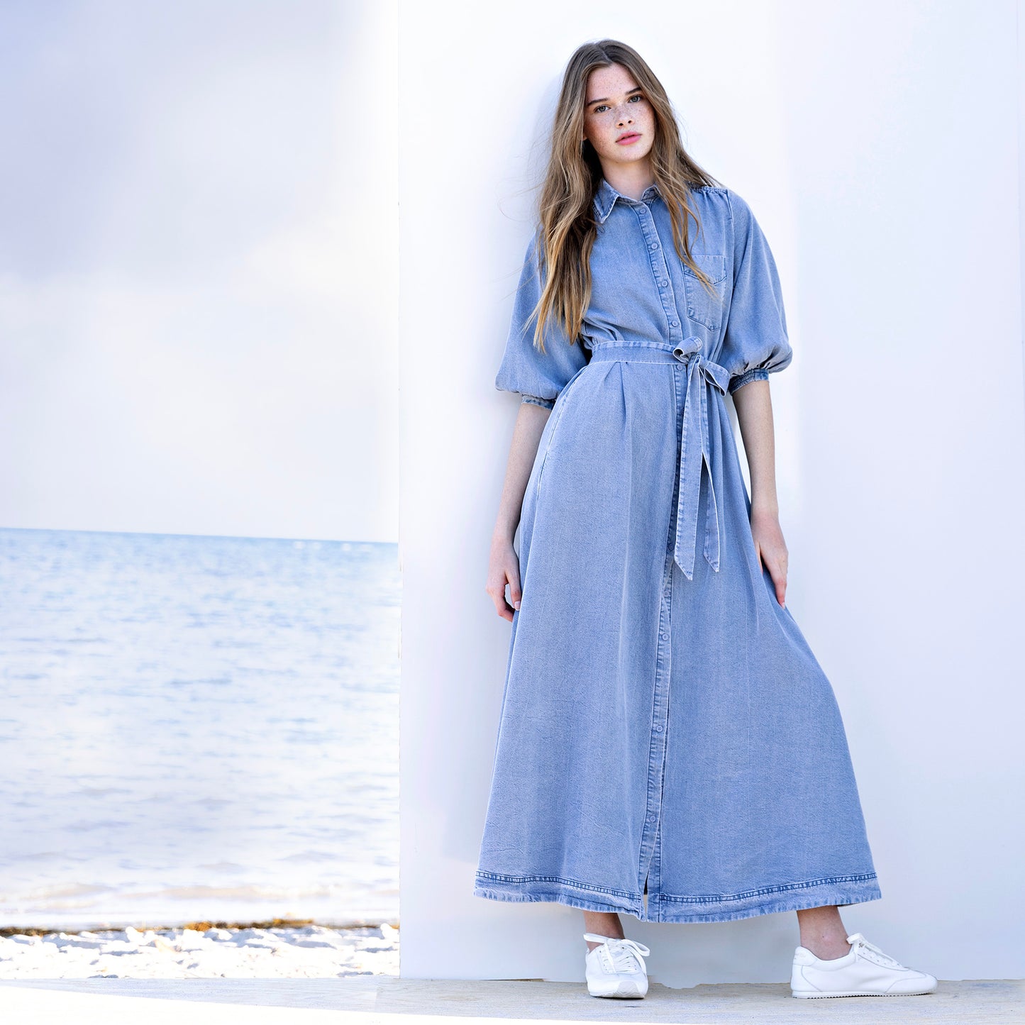 Denim Dress IN: Blue