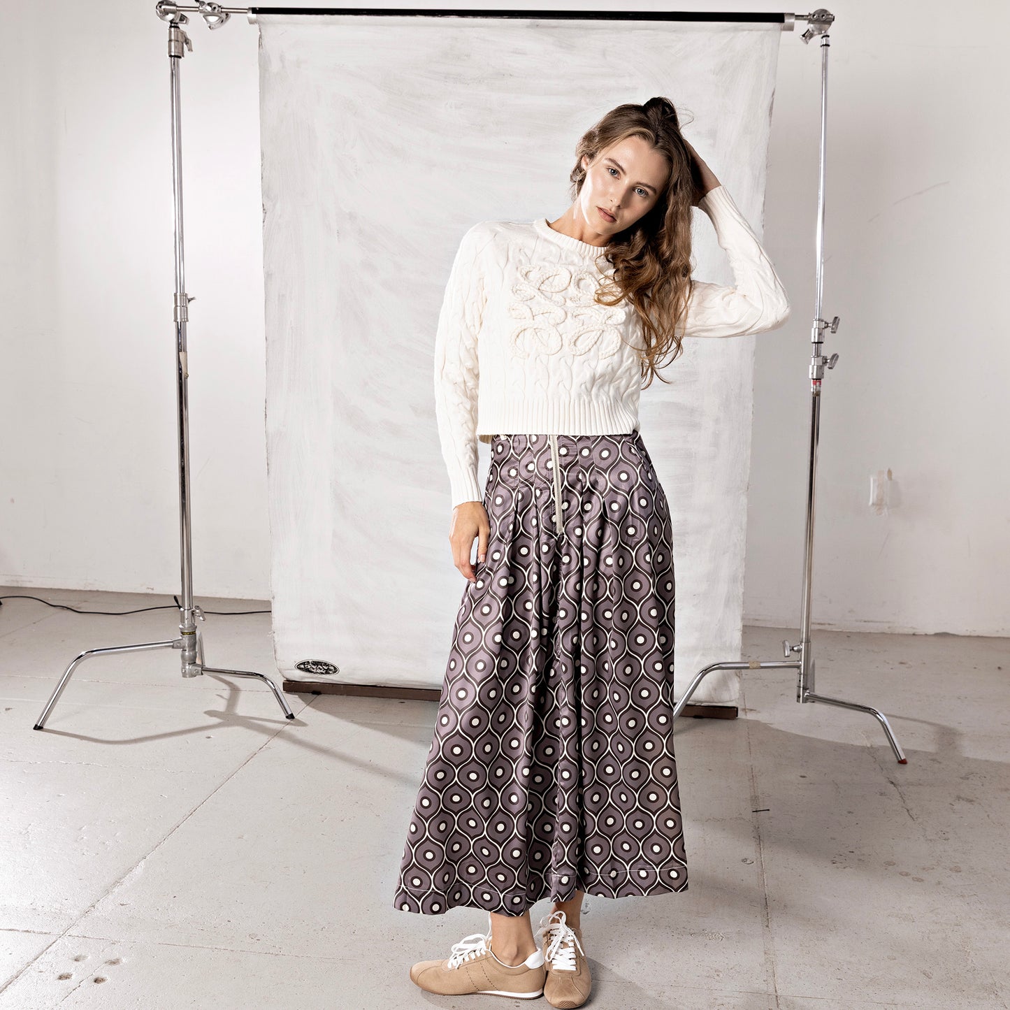 Designer Inspired Knit Sweater IN: Ivory