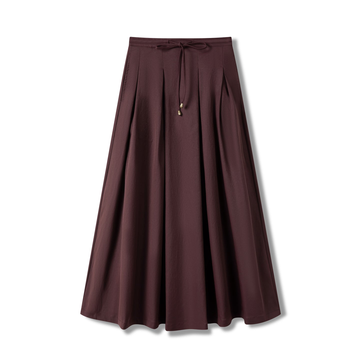 Gramercy Skirt IN: Aubergine Techno