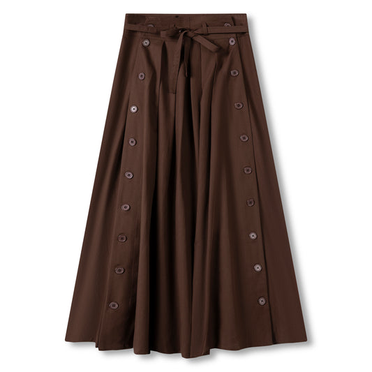 Carnegie Skirt IN: Brown