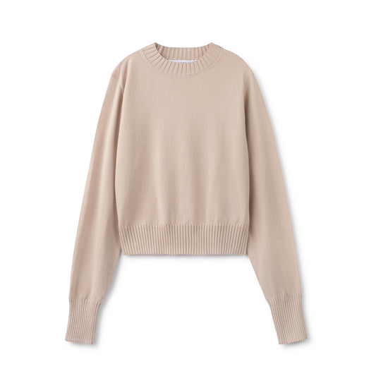 Summer Crop Sweater  IN:Tan