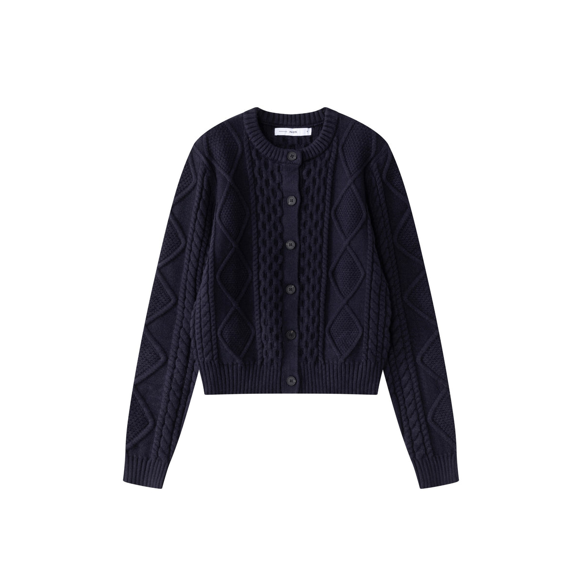 Lux Cable Cardigan IN:Navy