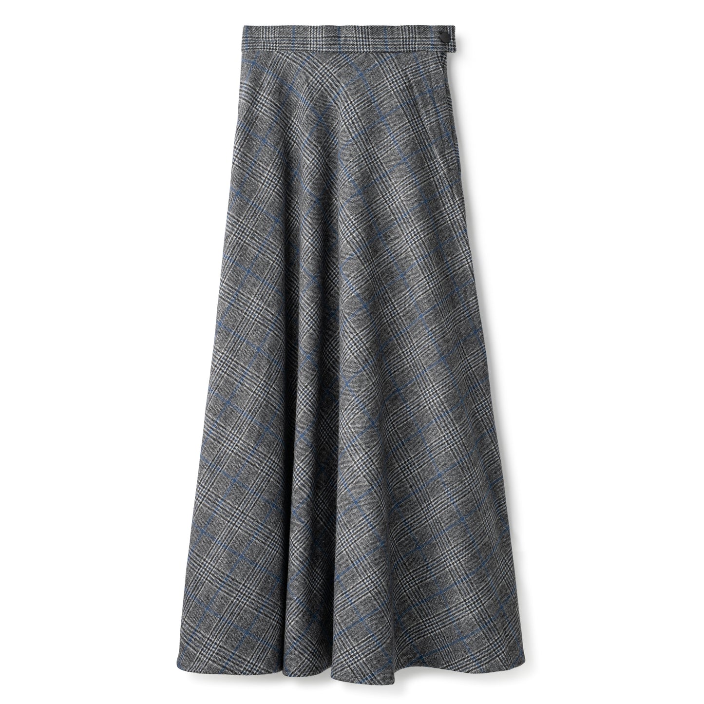 Signature Circle Skirt In: Grey Plaid
