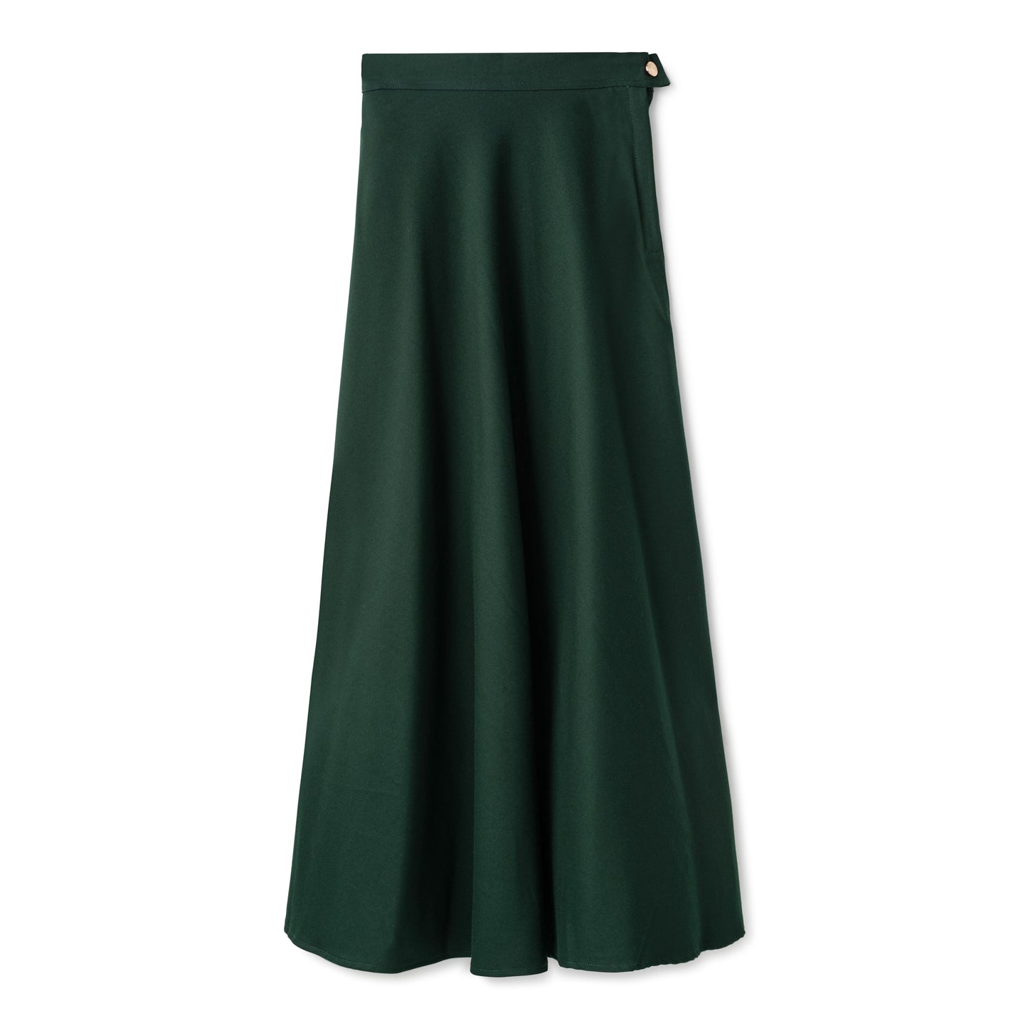Signature Circle Skirt In: Hunter Green