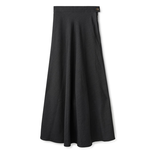 Signature Circle Skirt In: Charcoal