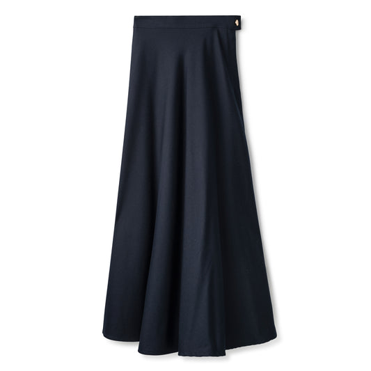 Signature Circle Skirt In: Navy