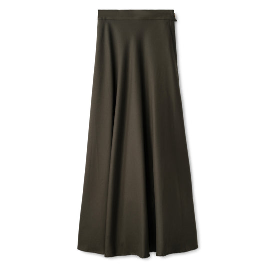 Signature Circle Skirt In: Olive