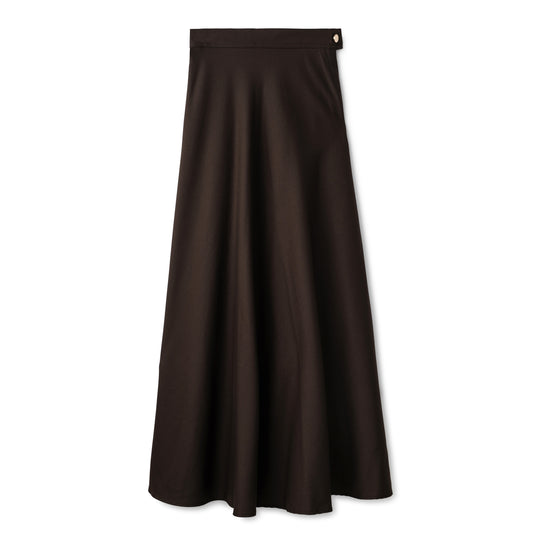 Signature Circle Skirt In: Chocolate