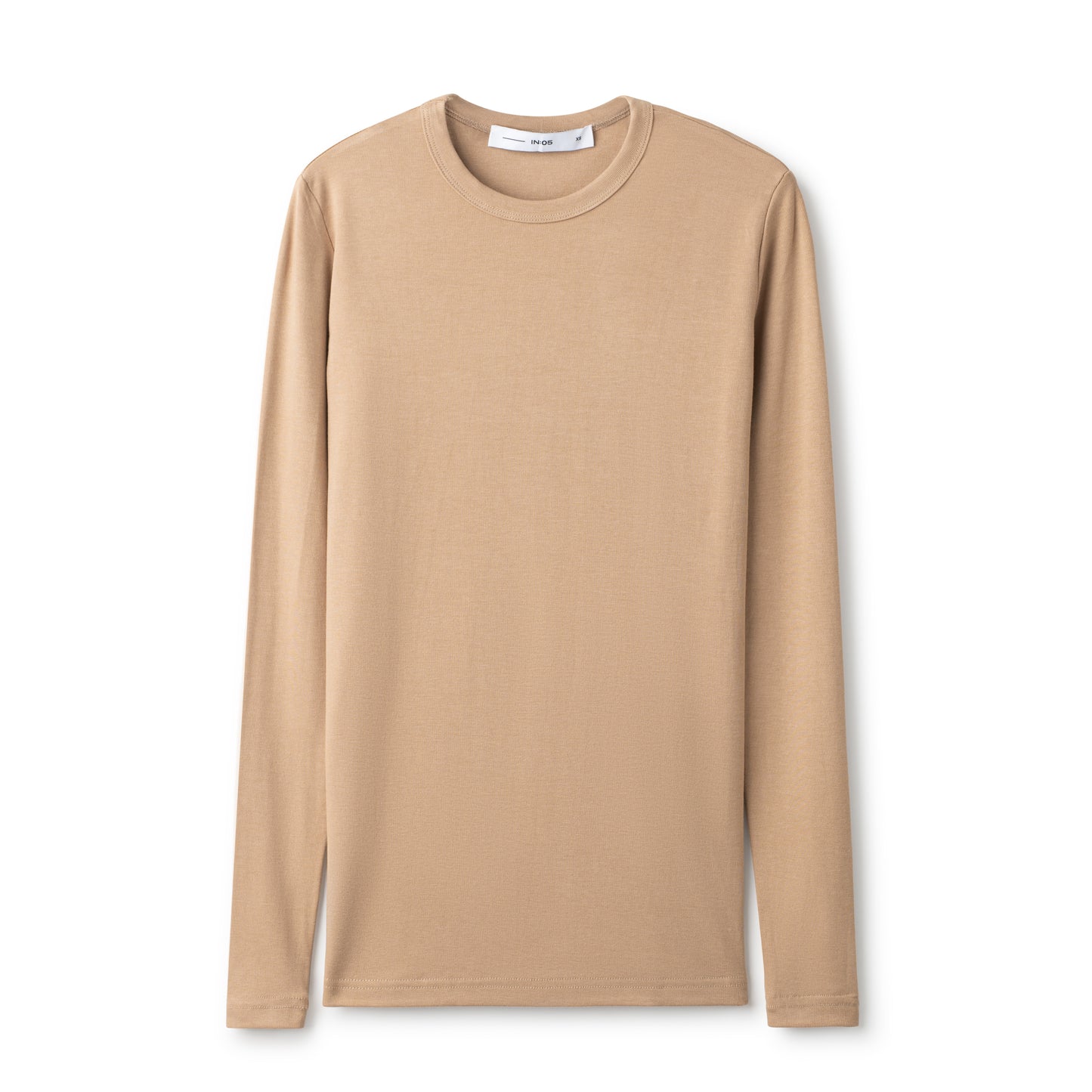 Signature Smooth Tee IN: Beige