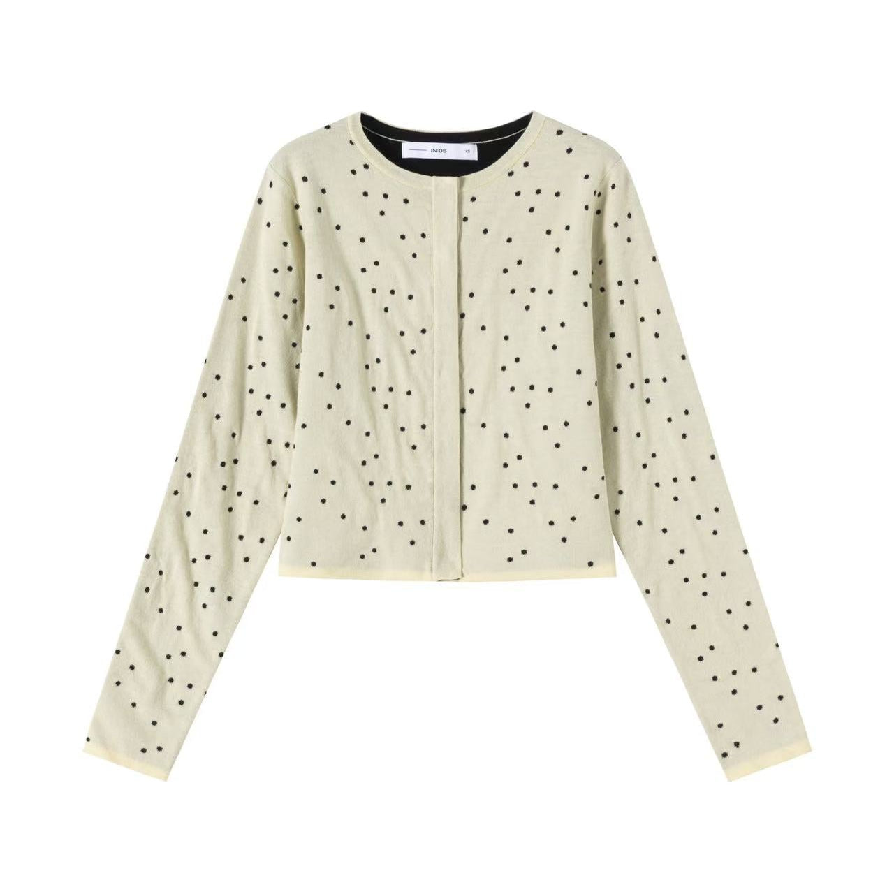 Dot Cardigan IN:Yellow