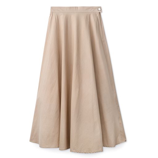 Signature Summer Circle Midi Skirt IN: Tan