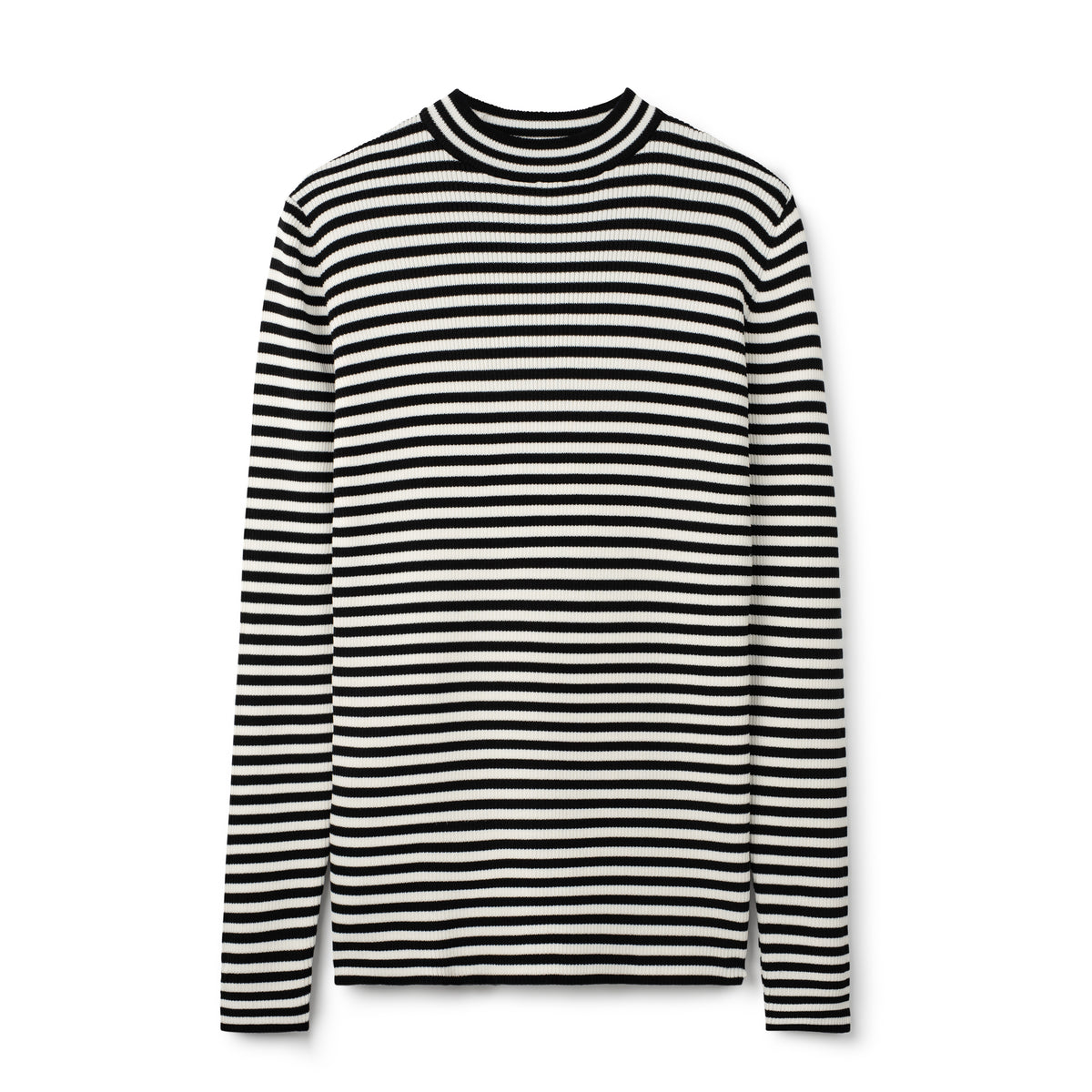 Basic Knit Mockneck - Black main image 0