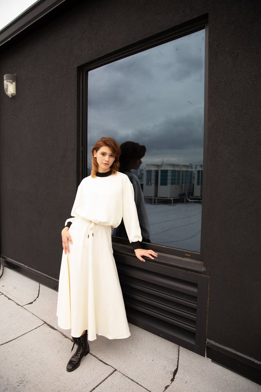 Signature Circle Skirt IN: Pearl