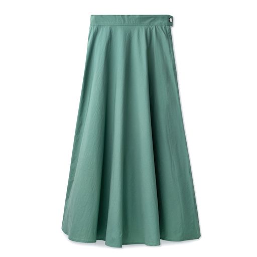 Signature Summer Circle Midi Skirt IN: Green