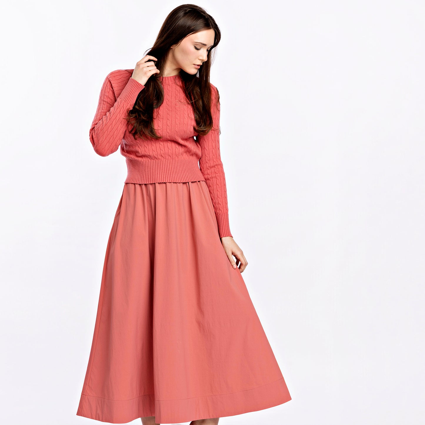 Midtown Skirt IN:Desert Coral