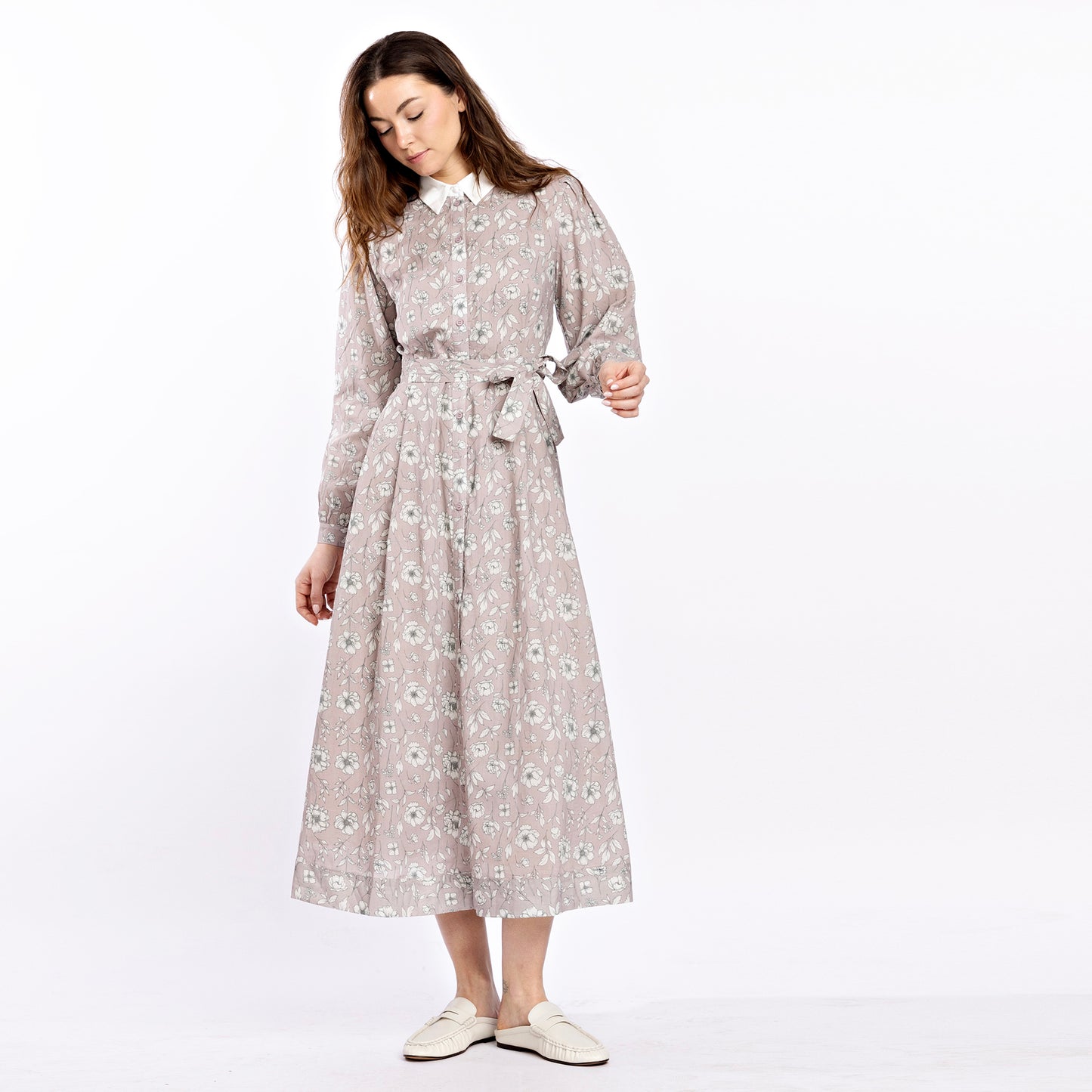 Inspired Shirt Dress IN:Floral