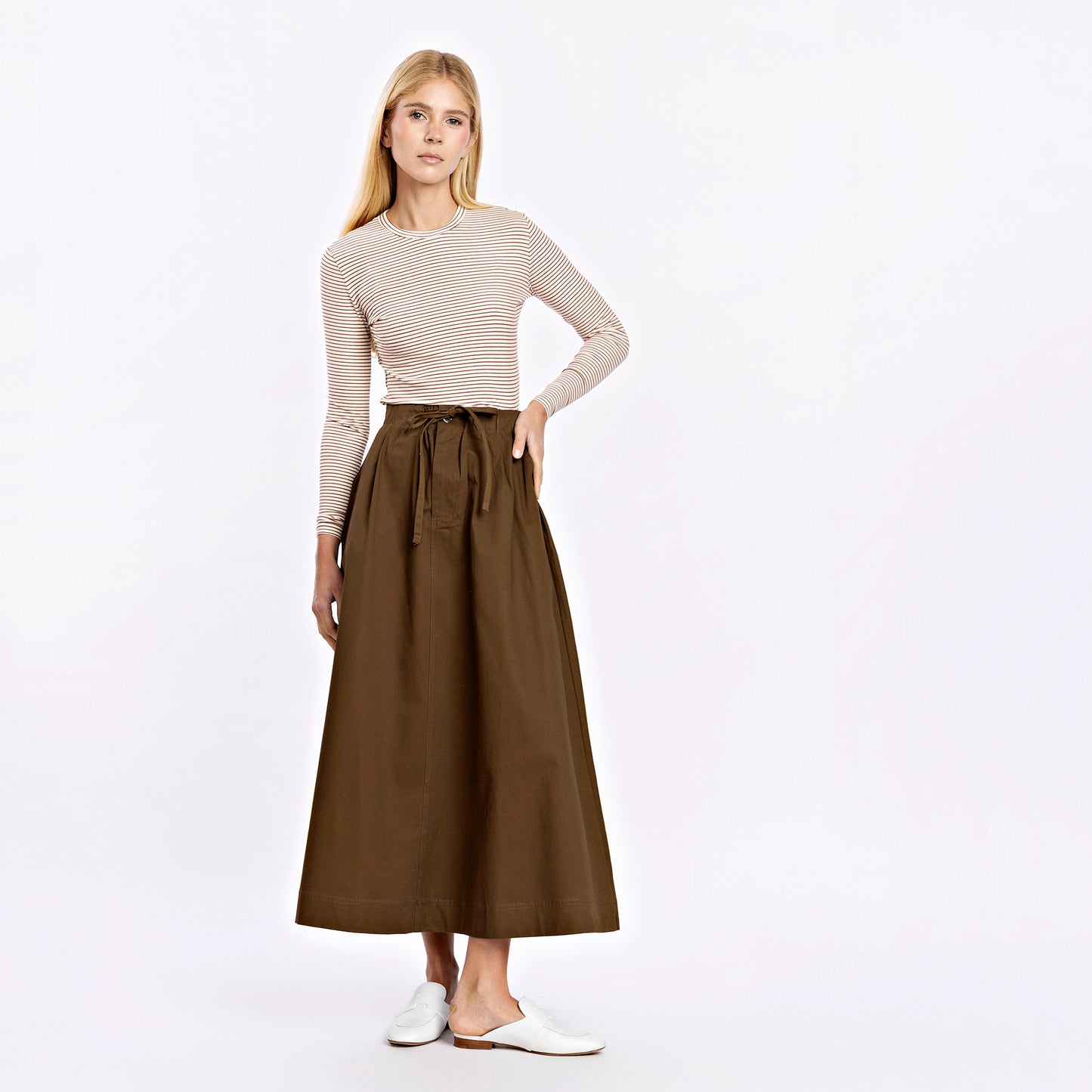 Signature Ribbed Tee IN:Neutral