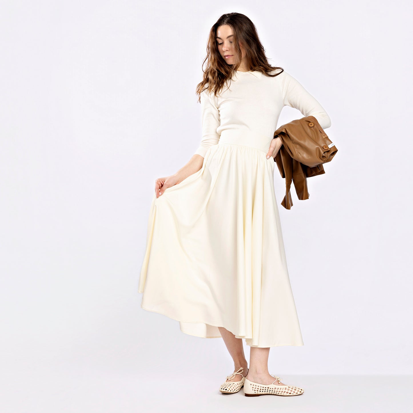 Columbus Skirt IN:Ivory