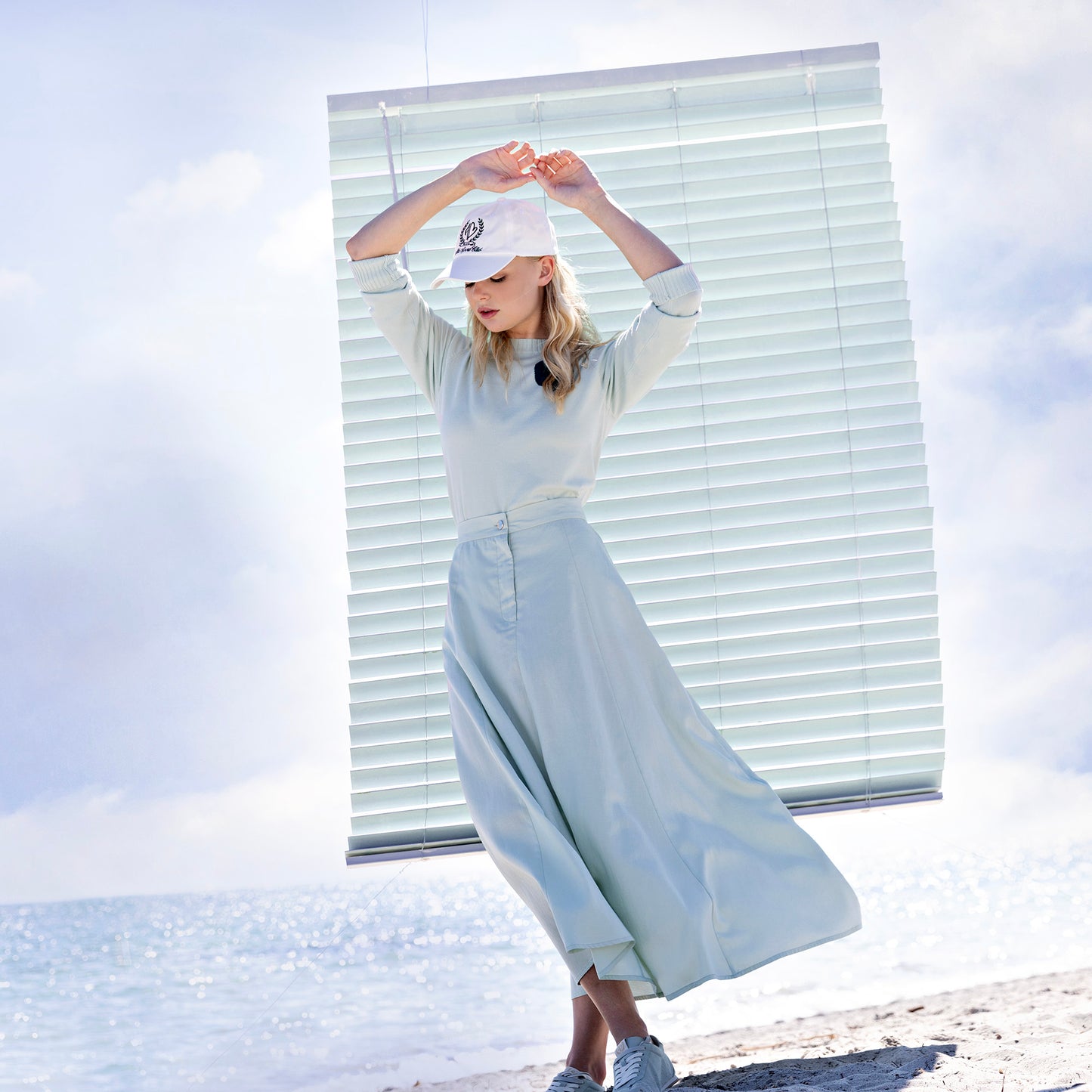 Madison Skirt IN: Mint
