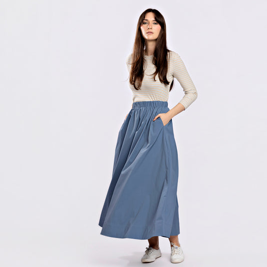 Midtown Skirt IN:Denim Blue