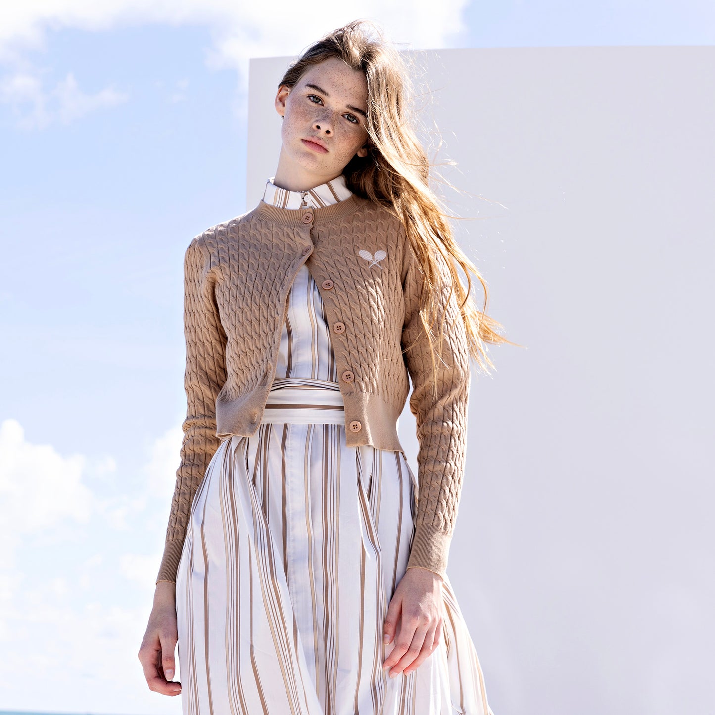 Shirt Dress IN: Striped