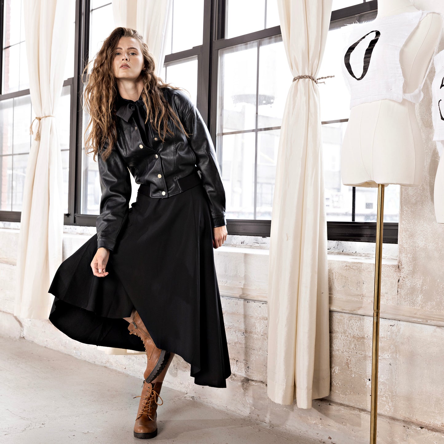 Leather Jacket IN: Black