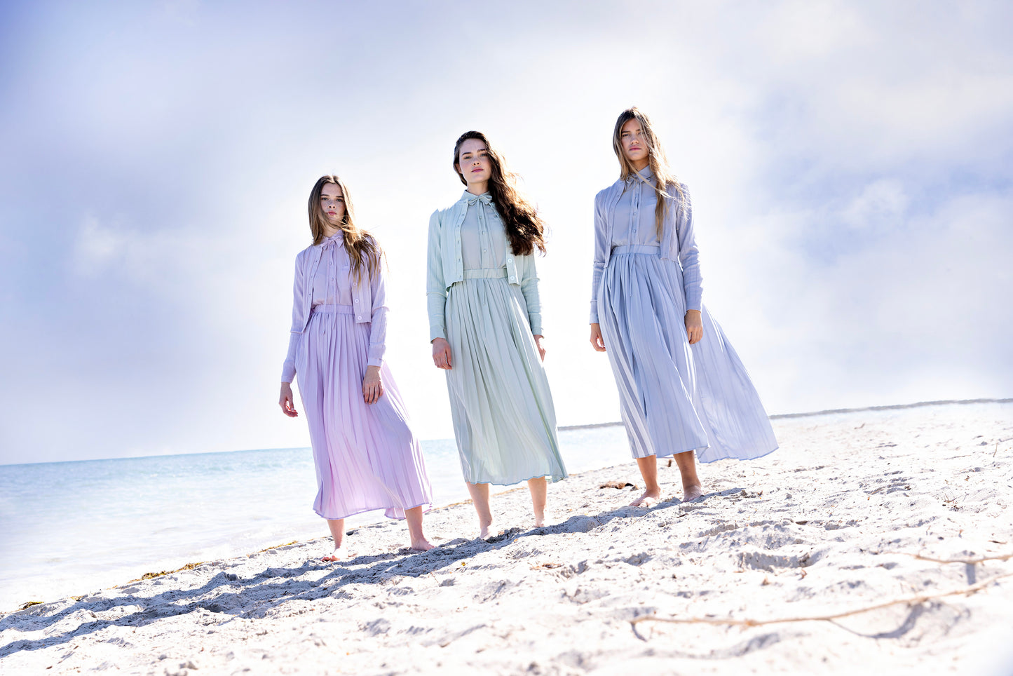 Pleated Skirt IN: Light Blue