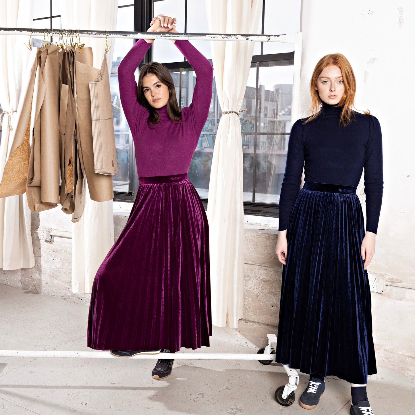 Knit Puff Sleeve IN: Magenta