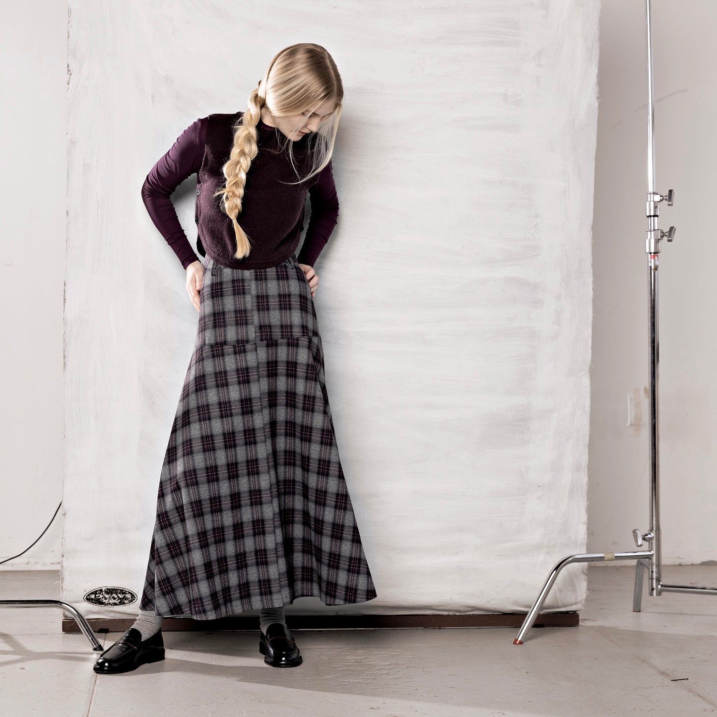 Uptown Skirt IN: Plaid