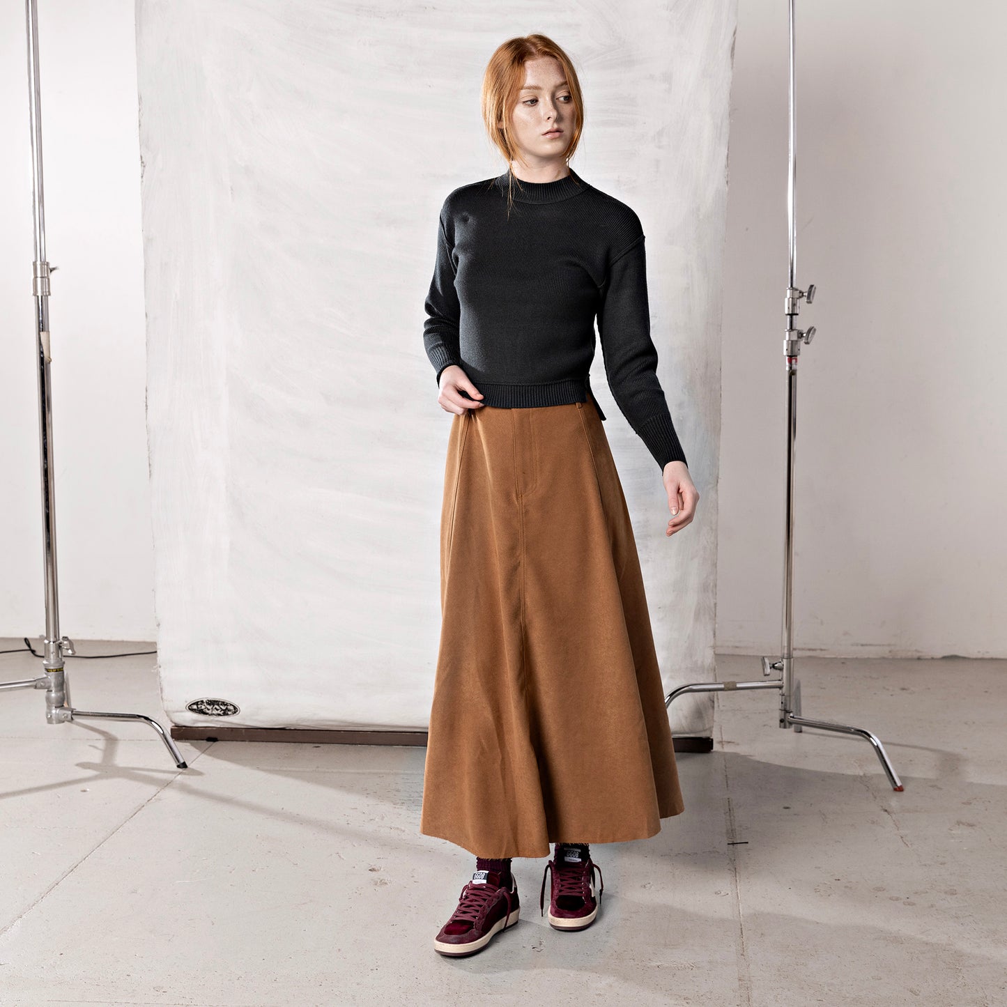 Chelsea Skirt IN: Cognac