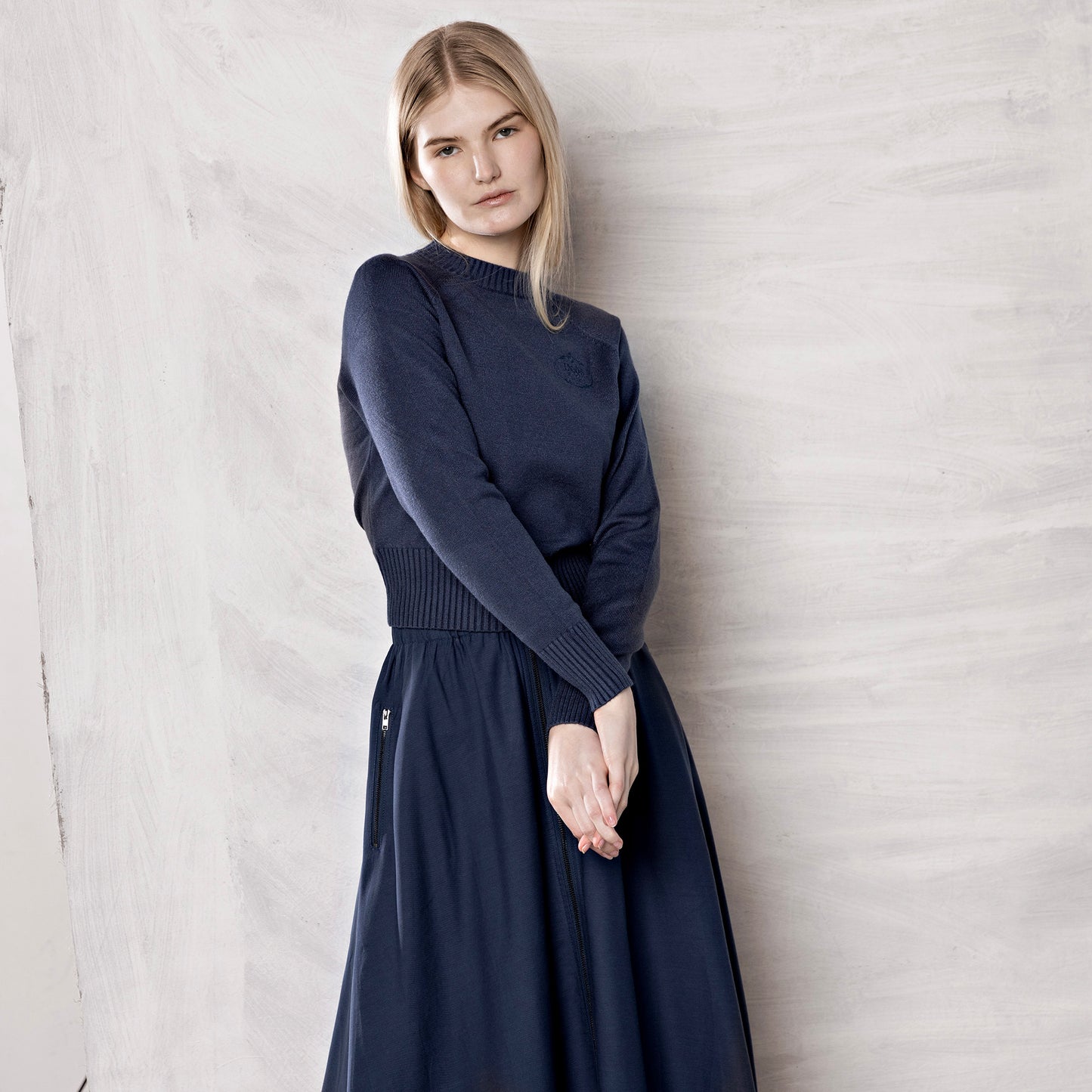 Lincoln Skirt IN: Petrol