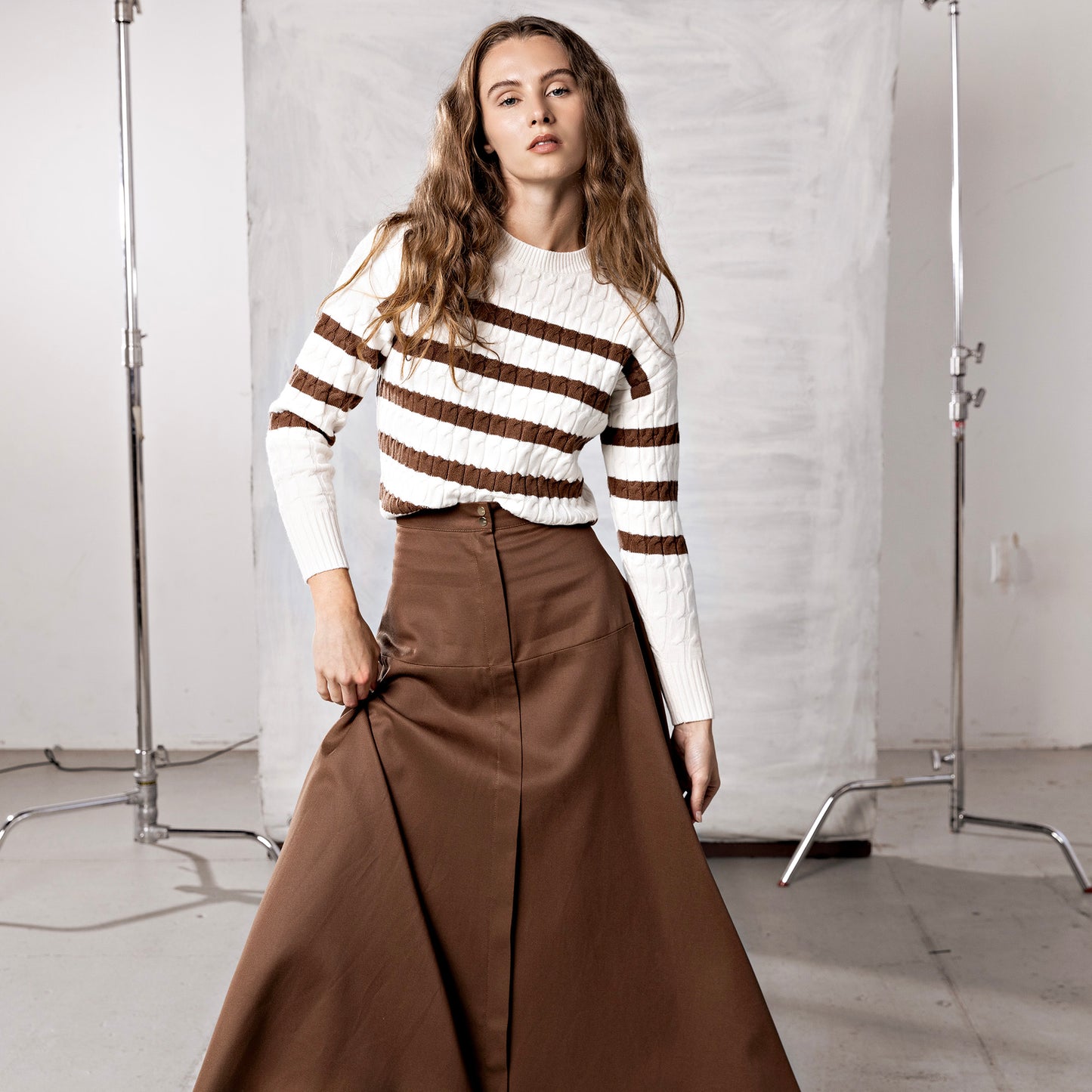 Empire Skirt IN: Caramel
