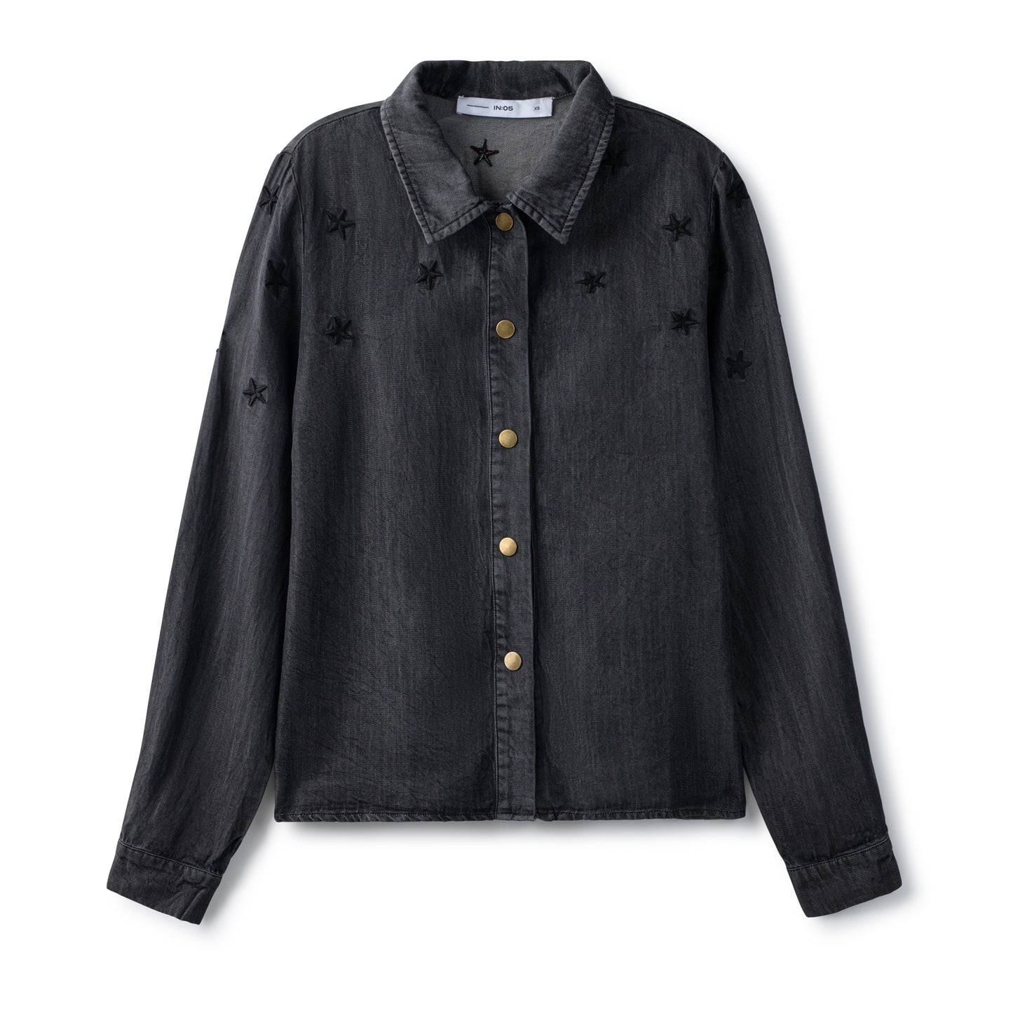 Tencel Star Shirt IN: Black Denim