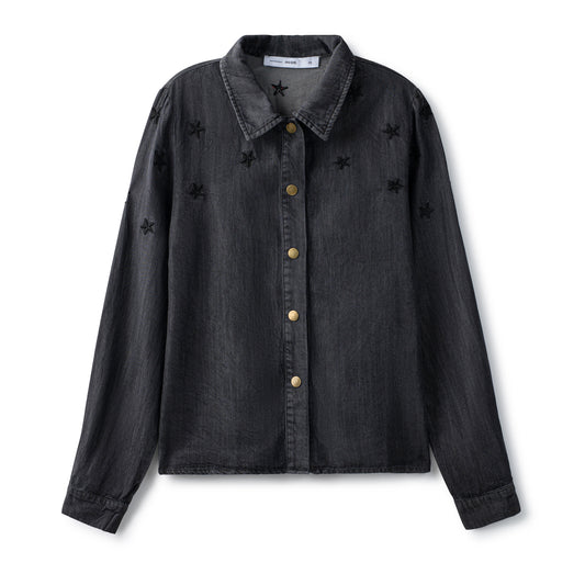 Tencel Star Shirt IN: Black Denim