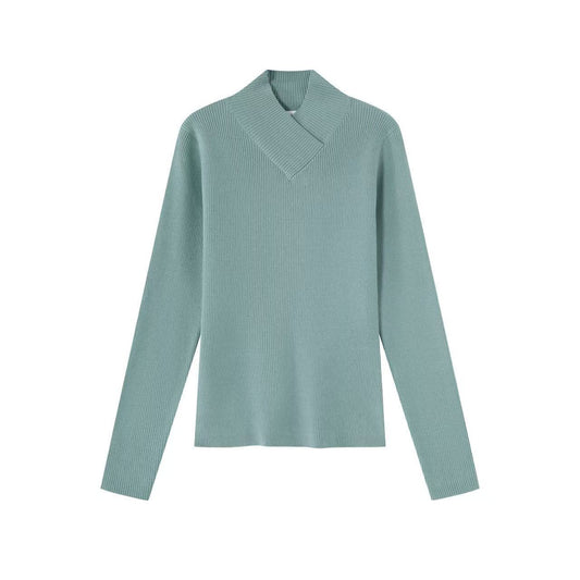 V Knit Sweater IN:Mint