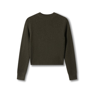 Basic Ribbed Sweater IN: Olive