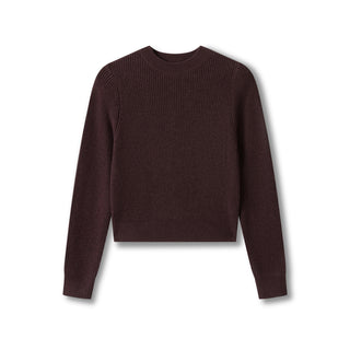 Basic Ribbed Sweater IN: Espresso