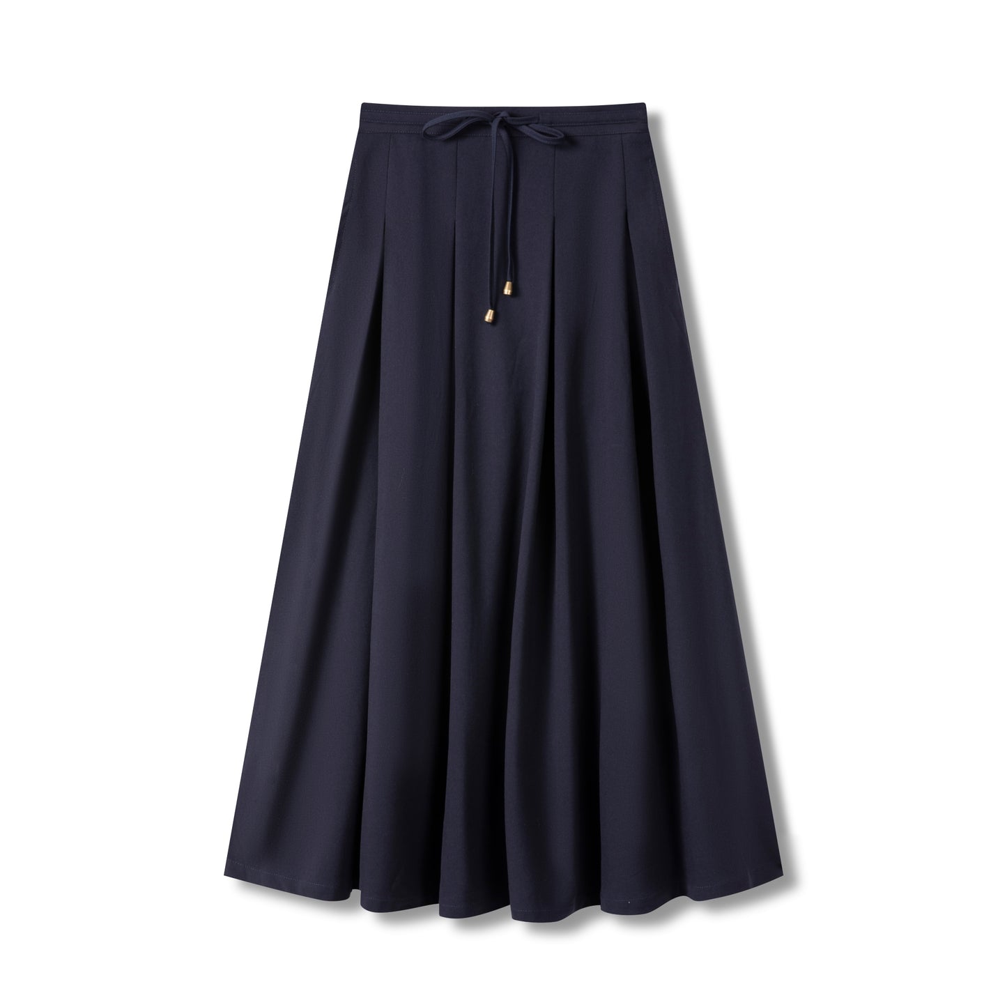 Gramercy Skirt IN: Navy Wool