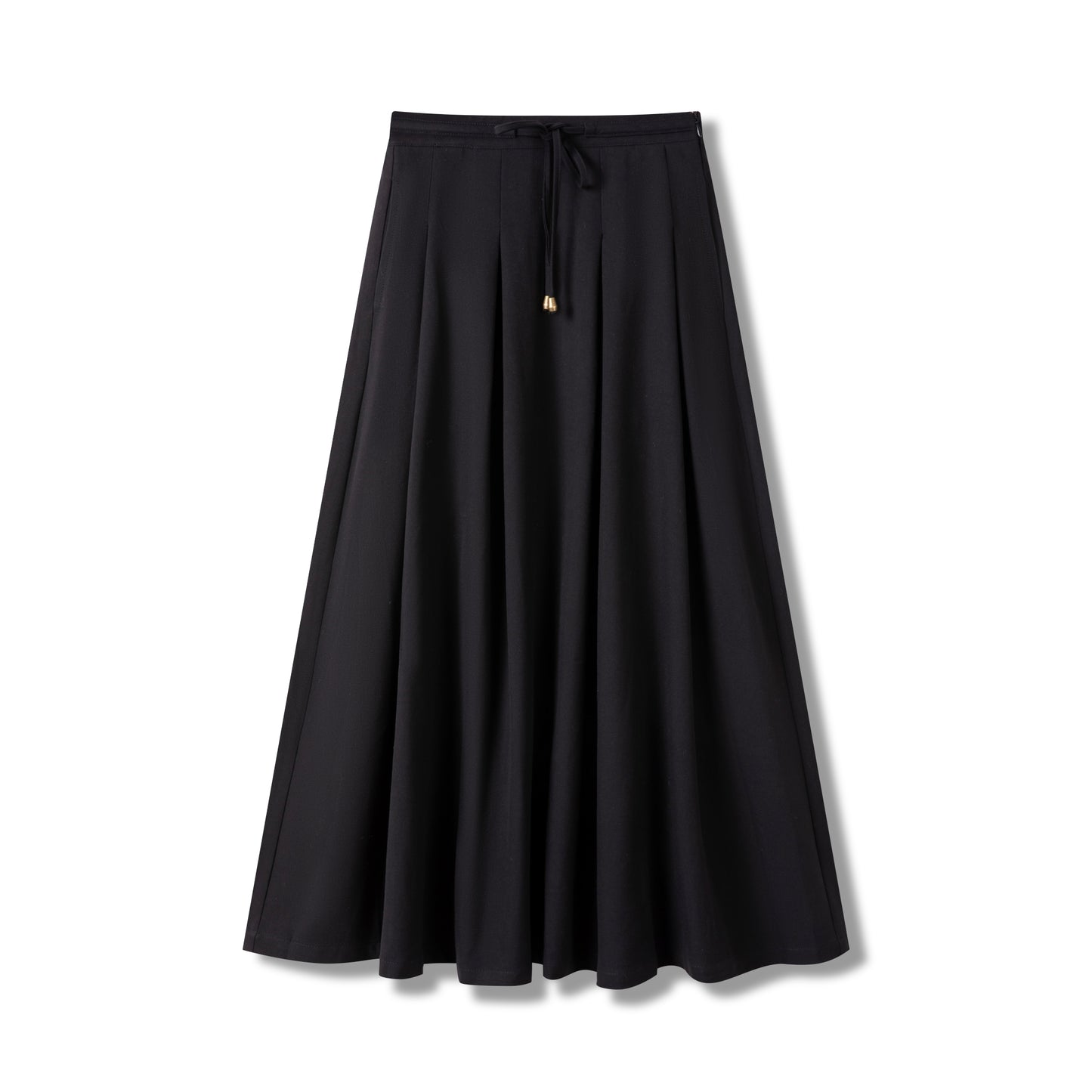 Gramercy Skirt IN: Black Wool