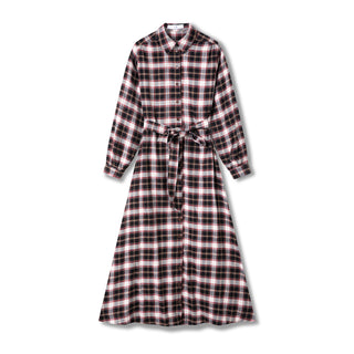 Maxi Dress IN: Black Plaid