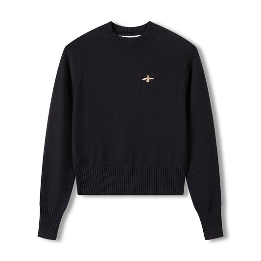 Bee Knit Sweater IN: Black