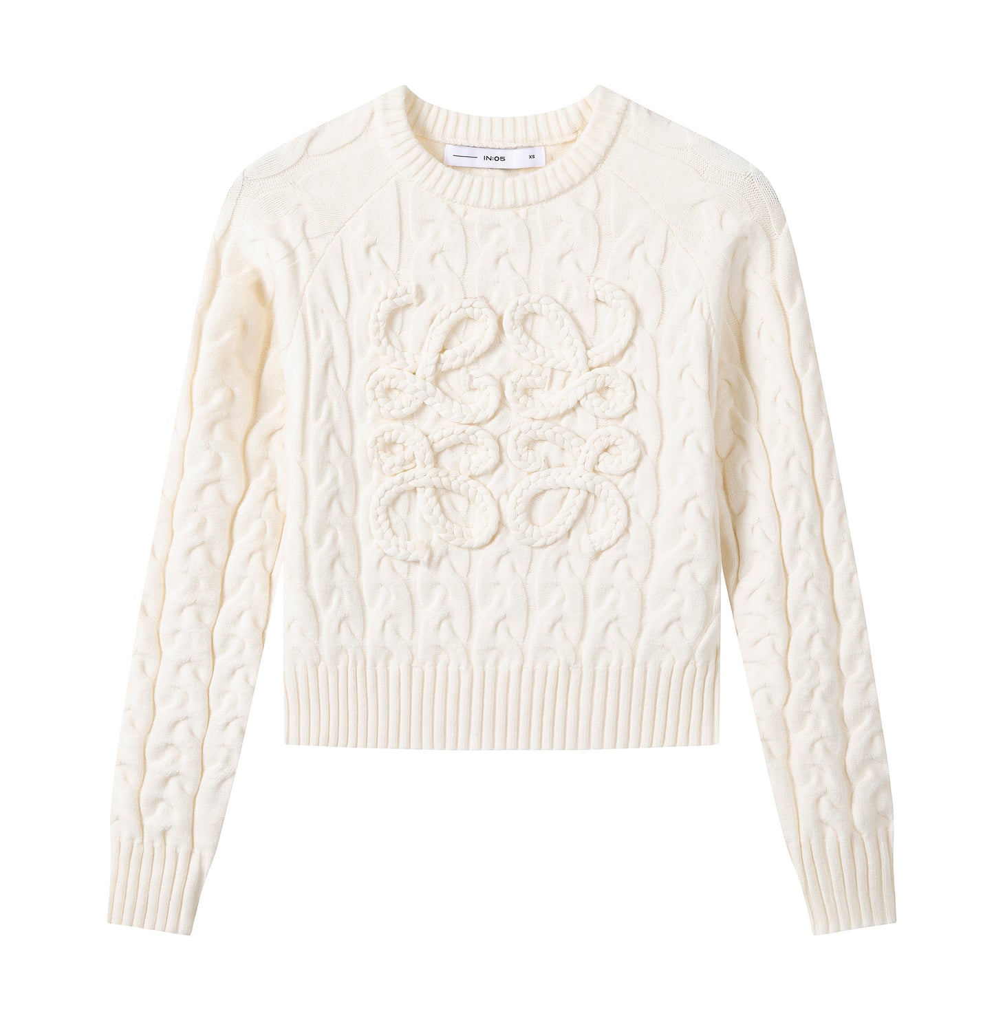 Designer Inspired Knit Sweater IN: Ivory