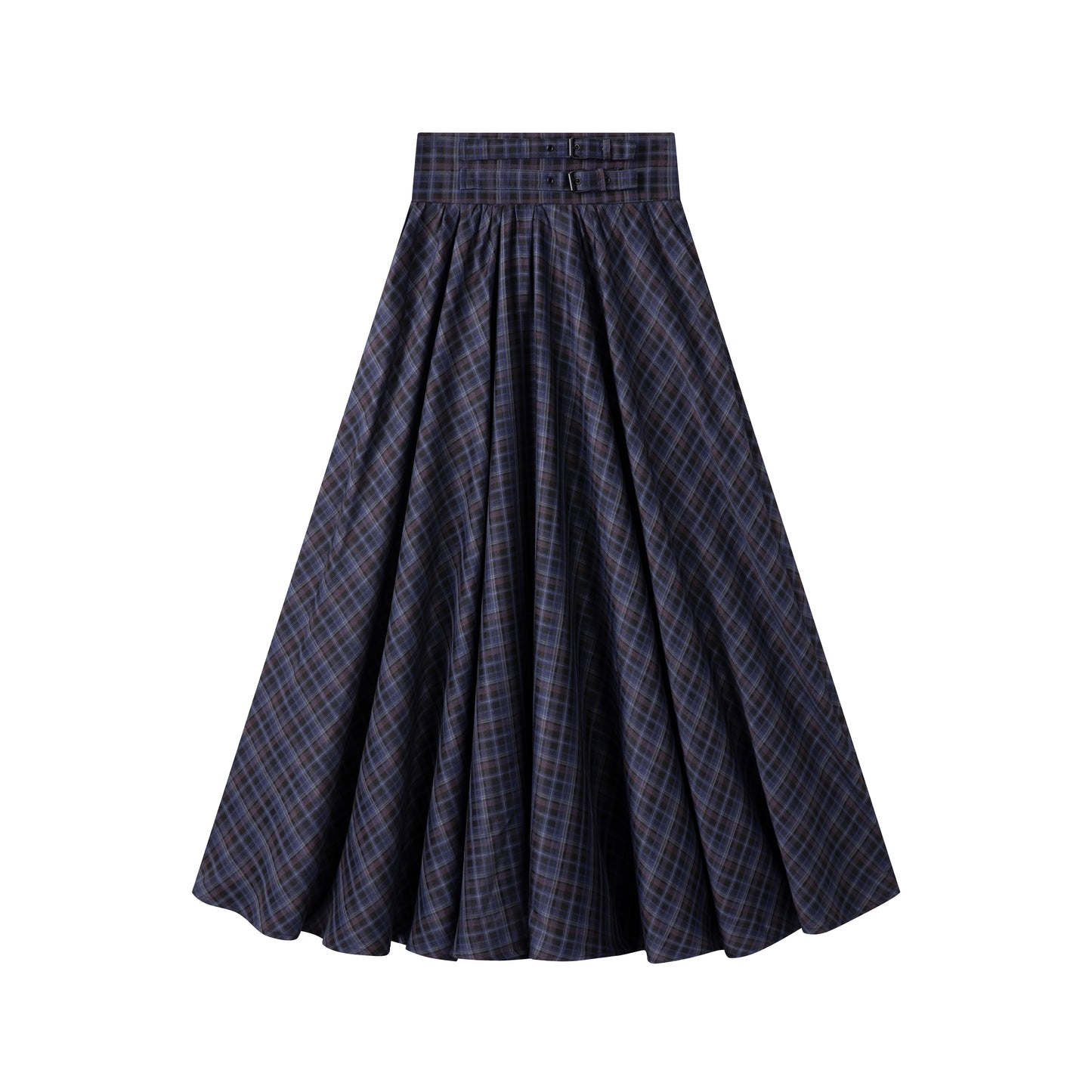 Double Buckle Skirt IN: Plaid