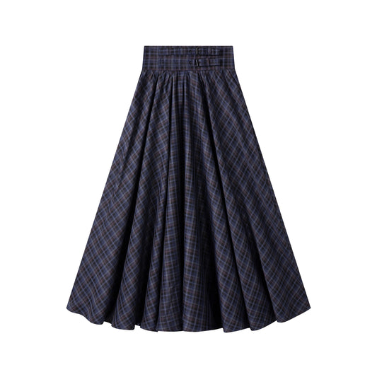 Double Buckle Skirt IN: Plaid