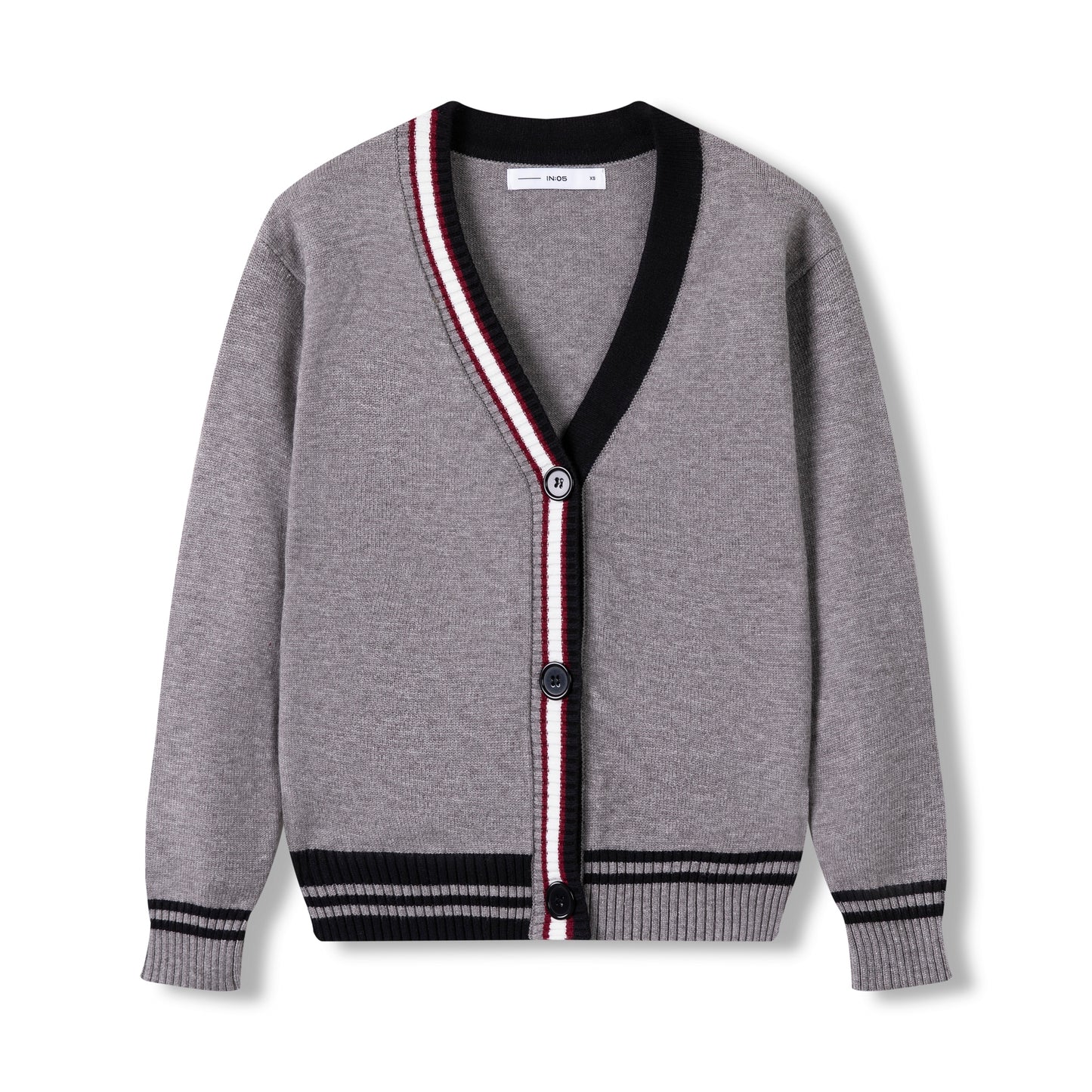 Preppy Cardigan IN: Grey