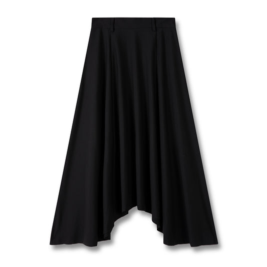 Asymmetric Skirt IN: Black